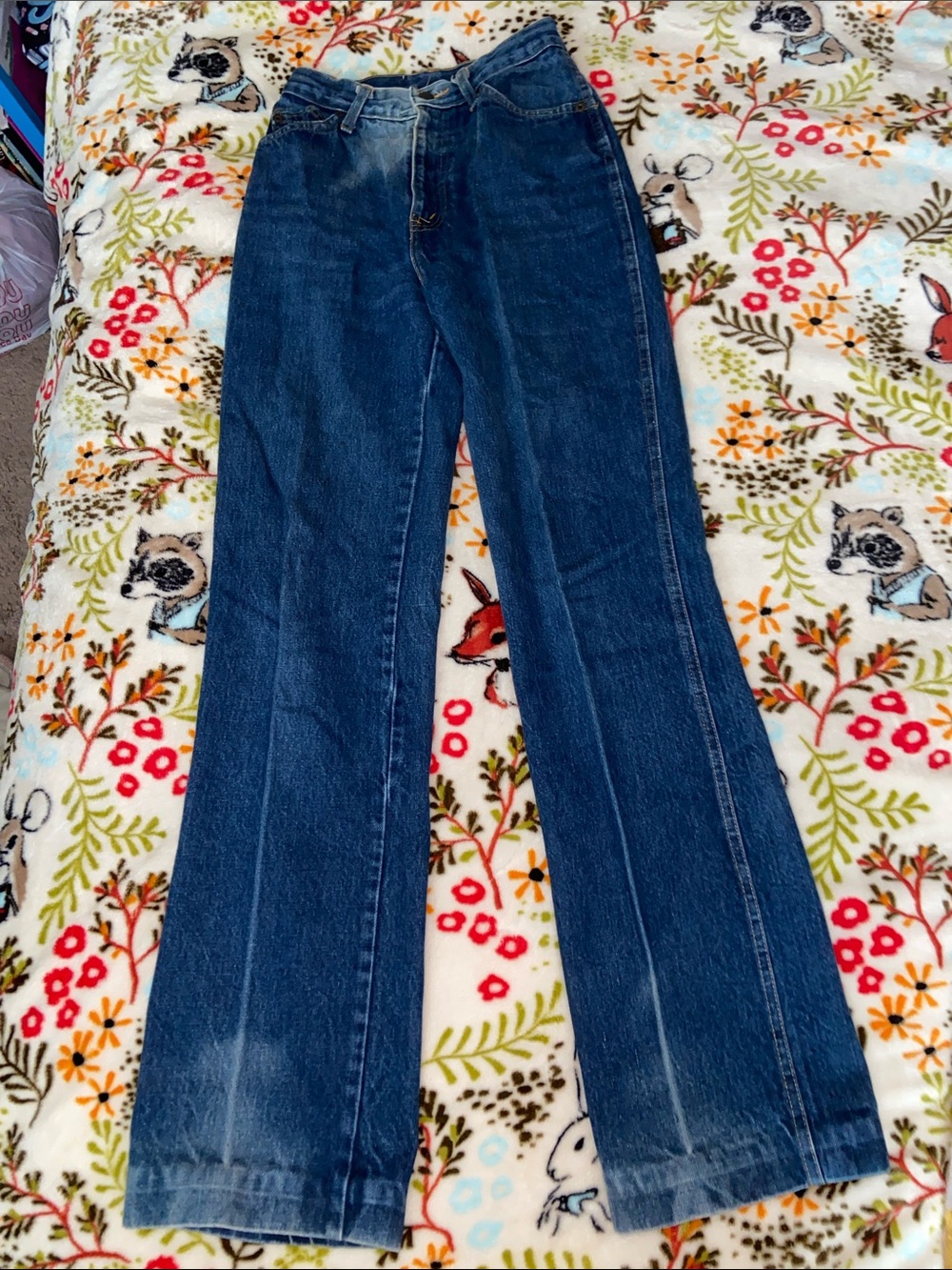 VTG CHIC WIDE LEG JEANS 70s h.i.s. Label OG High Waisted Women’s 6 Juniors 7